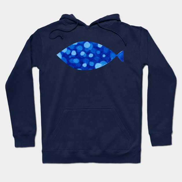 Blue fish Hoodie by shoko